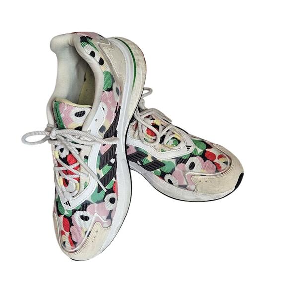 Marimekko x Adidas Poppy UltraBoost Women's Sneakers Size 10.5 Lace-up Floral - Picture 2 of 10